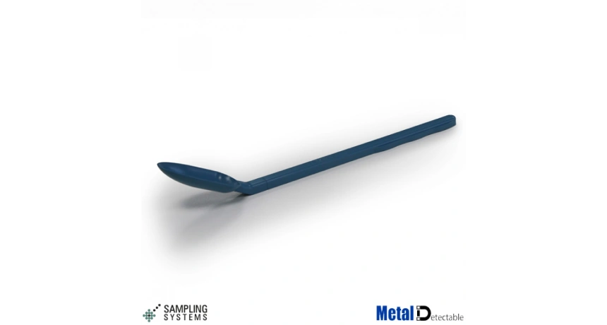 Colher de Cabo Longo Detectável por Metal (Azul)